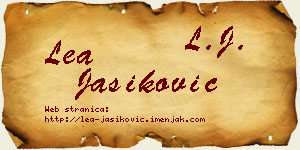 Lea Jasiković vizit kartica